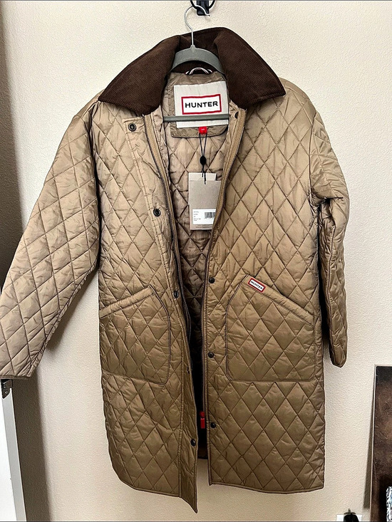 Hunter Jackets & Blazers - Hunter Original Lightweight Quilted Field Jacket Brown-size small NWT